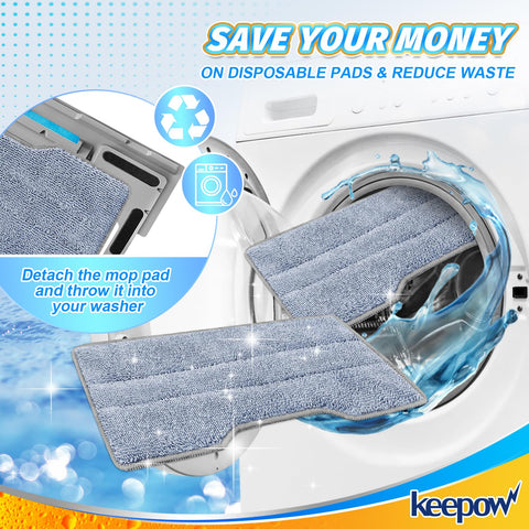 KEEPOW pads install easily with simple attachment steps
