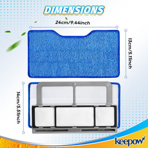 KEEPOW pads ideal for daily hard-floor care on stone, wood, tile.