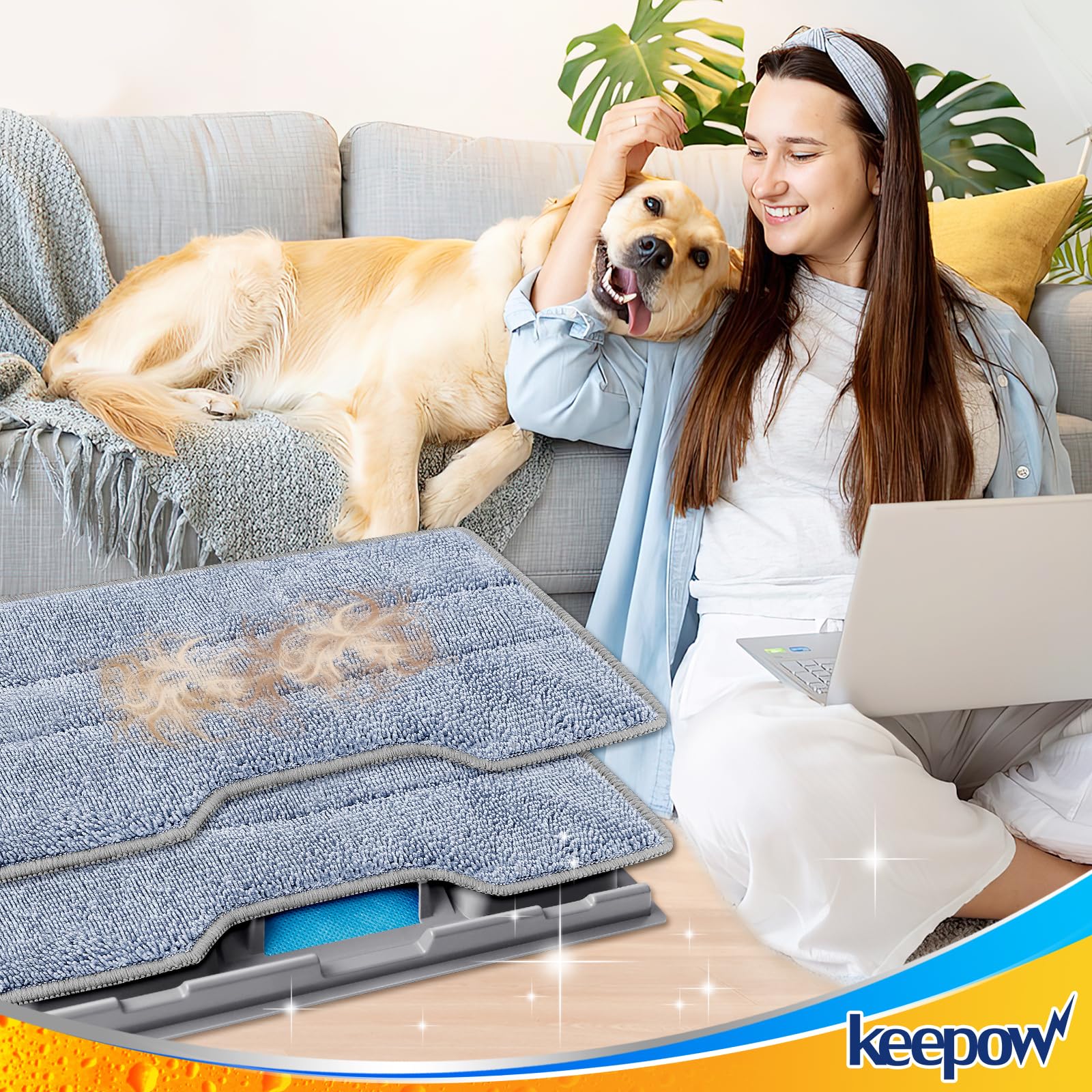 KEEPOW package includes a laundry bag for post use care