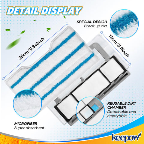 KEEPOW reusable pad is machine washable for many cycles.