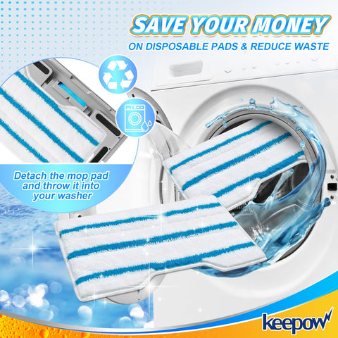 KEEPOW pad compatible with sealed hardwood, tile, and other floors.