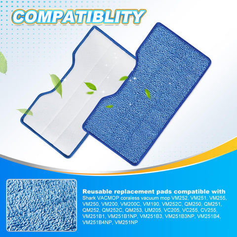 KEEPOW compatible pads with secure Velcro grip stay in place during mopping.