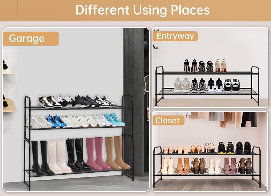 KEETDY floor shoe storage suitable for bedroom or mudroom to reduce clutter.
