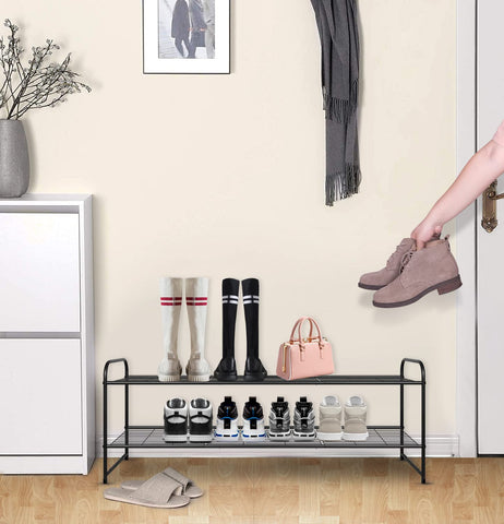 KEETDY heavy-duty metal construction ensures durable, long-lasting storage.