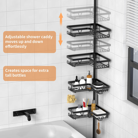 KEGII drain-fast design prevents water pooling for quick showers