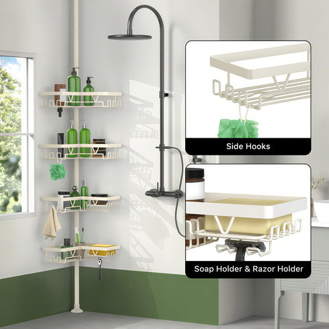 KEGII tension pole extended range shows adjustable height for tall bottles