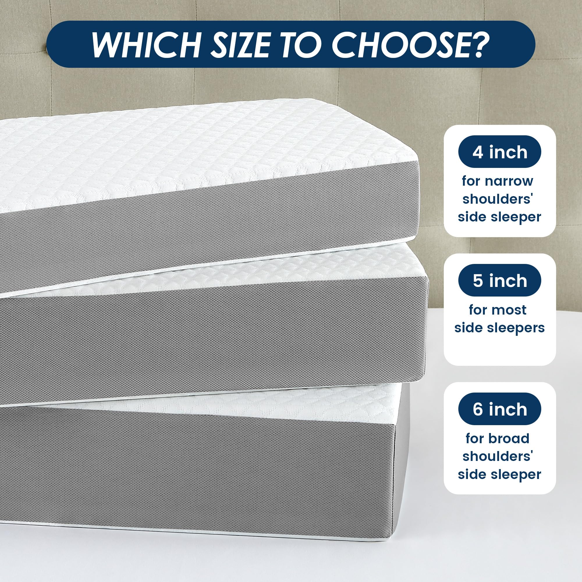 Kehangte Cooling Cube Pillow suitable for home and travel use
