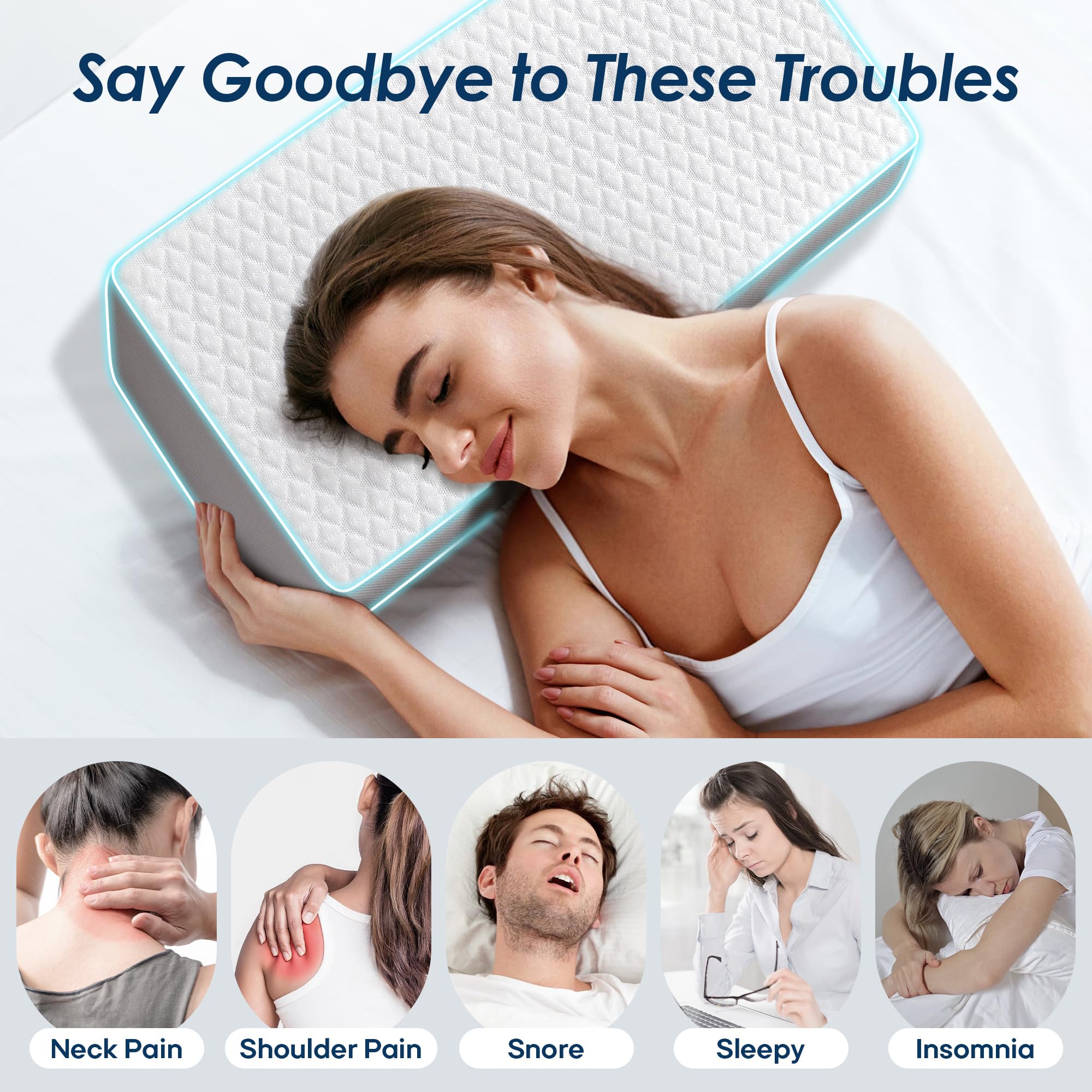 Kehangte Cooling Cube Pillow cooling surface for hot sleepers