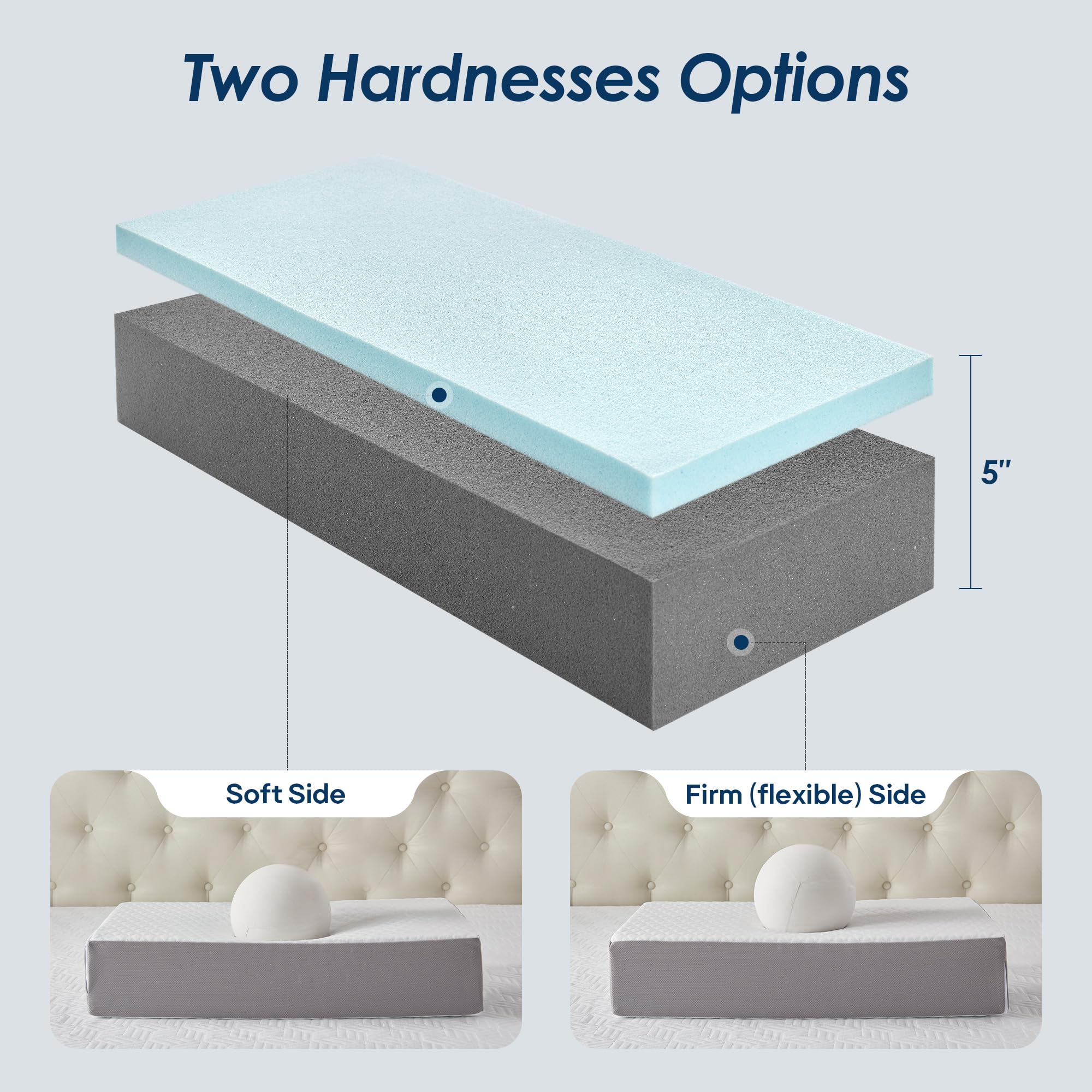 Kehangte Cooling Cube Pillow supports head, neck, and shoulders for side sleepers