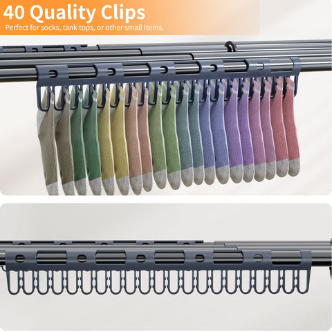 KeingGcopr large drying area fits towels and kids’ clothing.