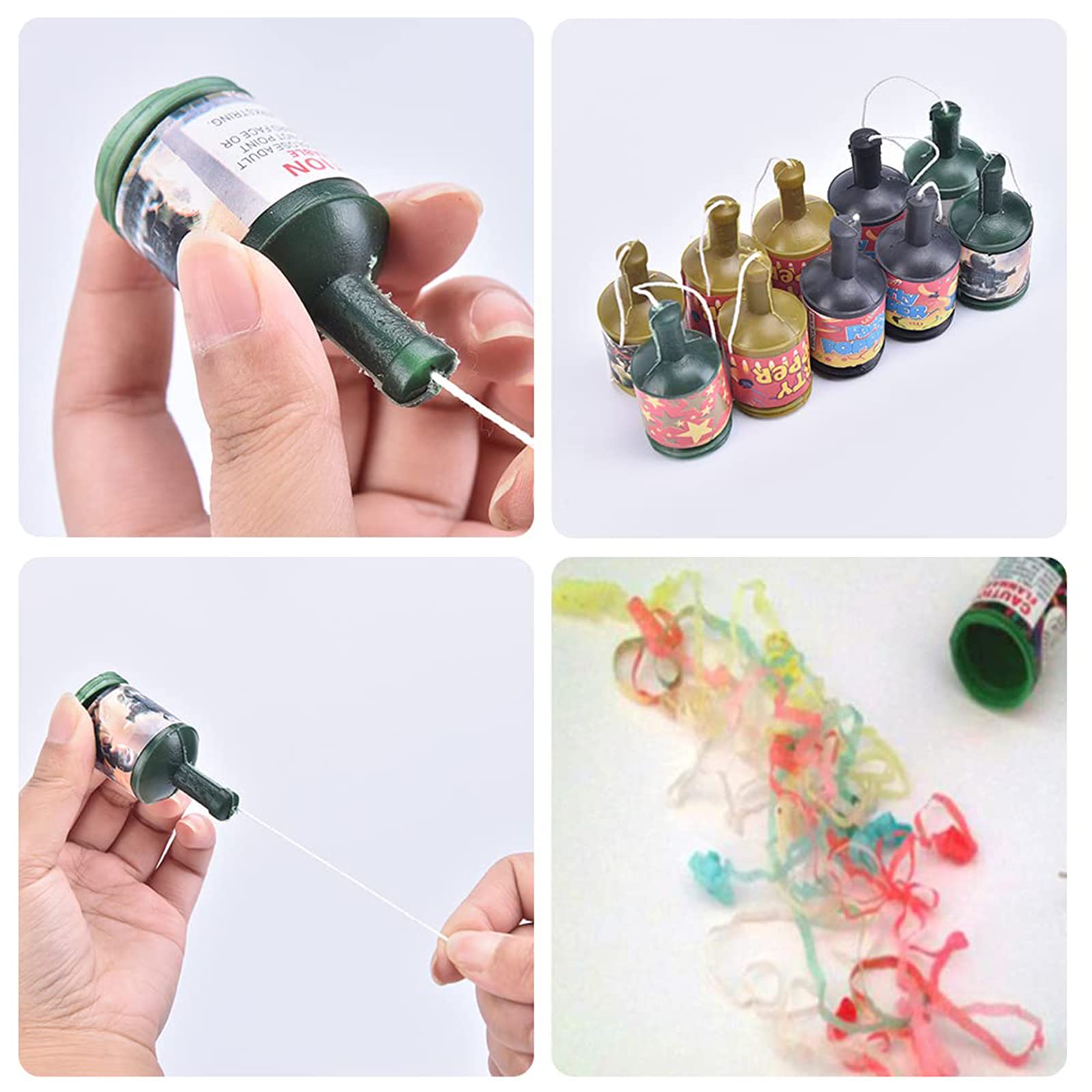 Kekafu graduation confetti popper celebration with vibrant colors.