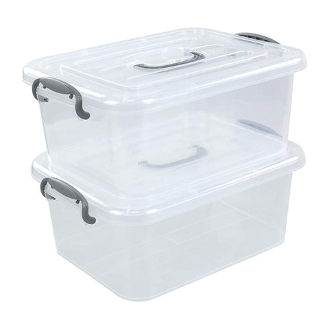 Kekow clear storage latch box base visible for quick checks.