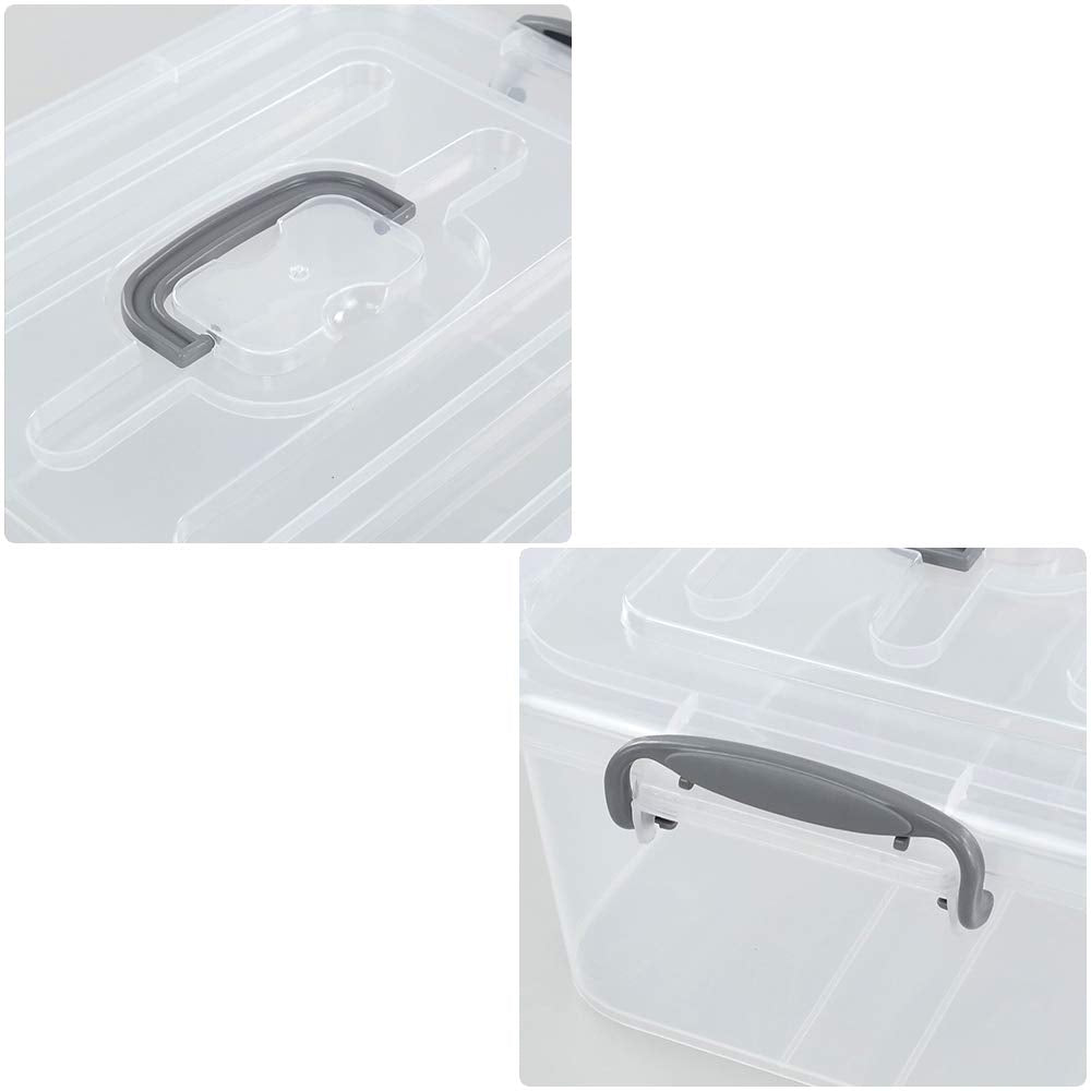 Kekow multi-use storage box suitable for crafts, makeup, and letters.