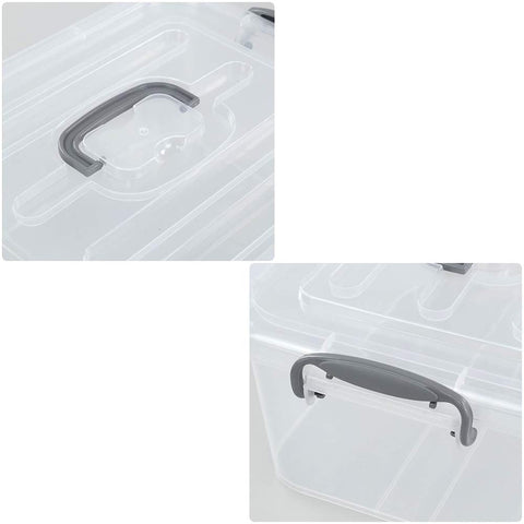 Kekow multi-use storage box suitable for crafts, makeup, and letters.