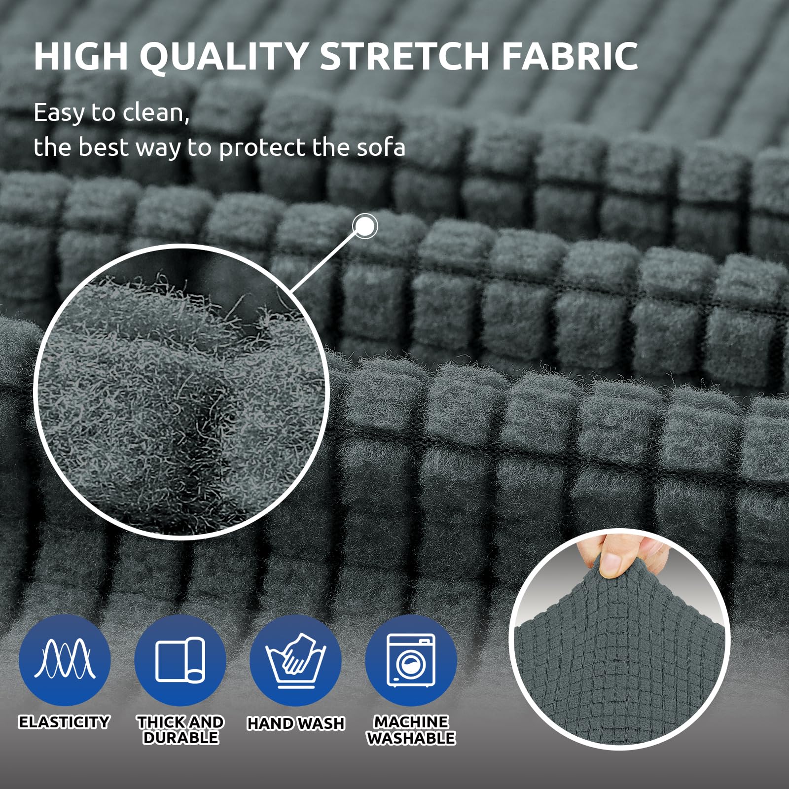 KEKUOU easy install guide helps you refresh your sofa in minutes.