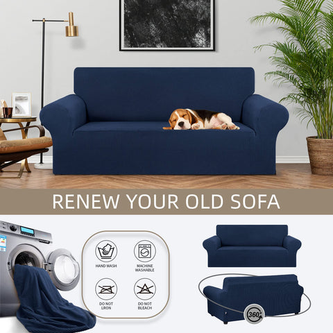 KEKUOU furniture protector for kids and dogs keeps sofa looking new.