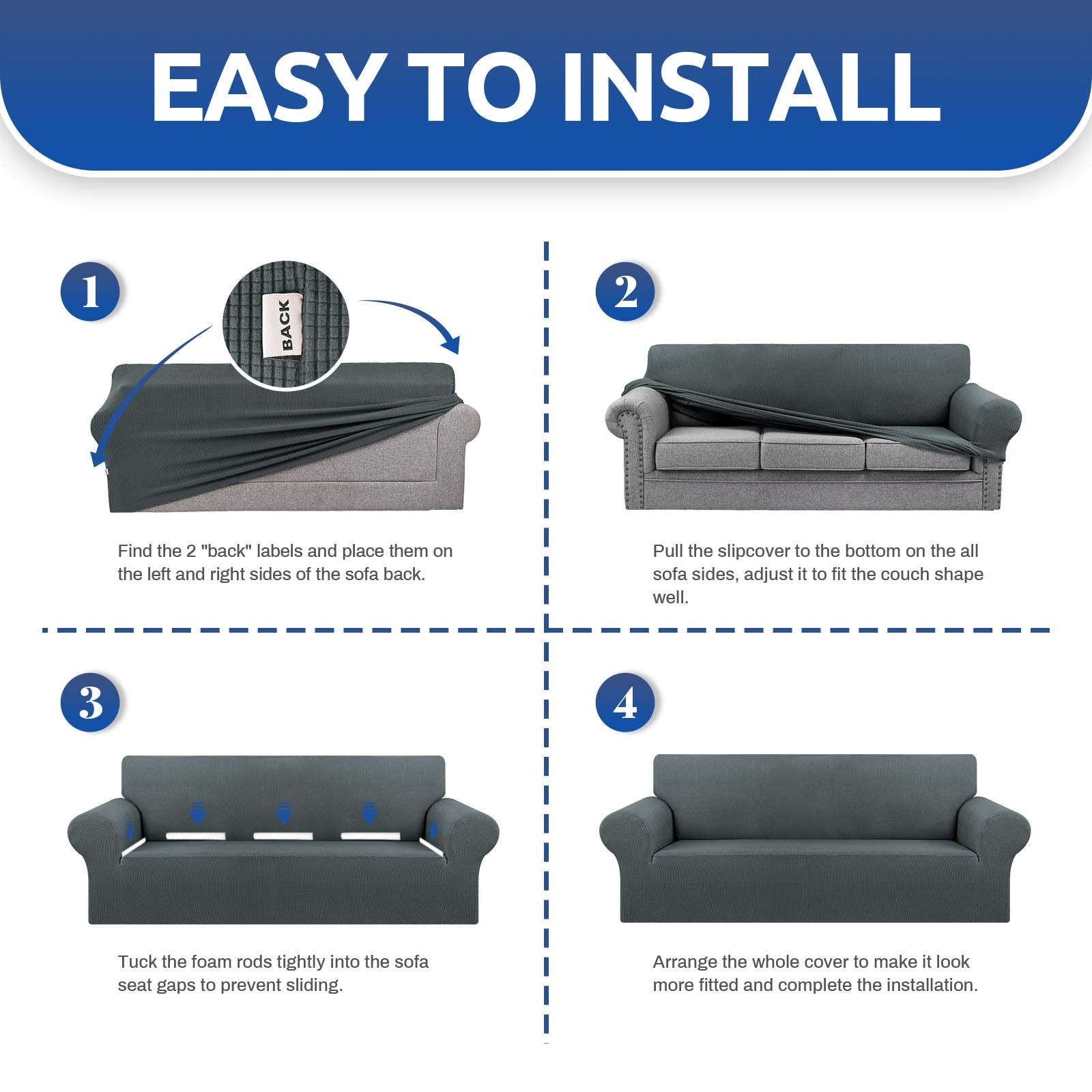 KEKUOU machine-washable cover simplifies care and maintenance.