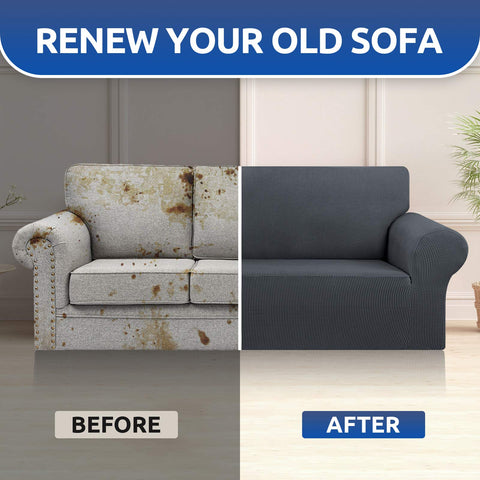 KEKUOU machine washable slipcover for easy care and reuse.