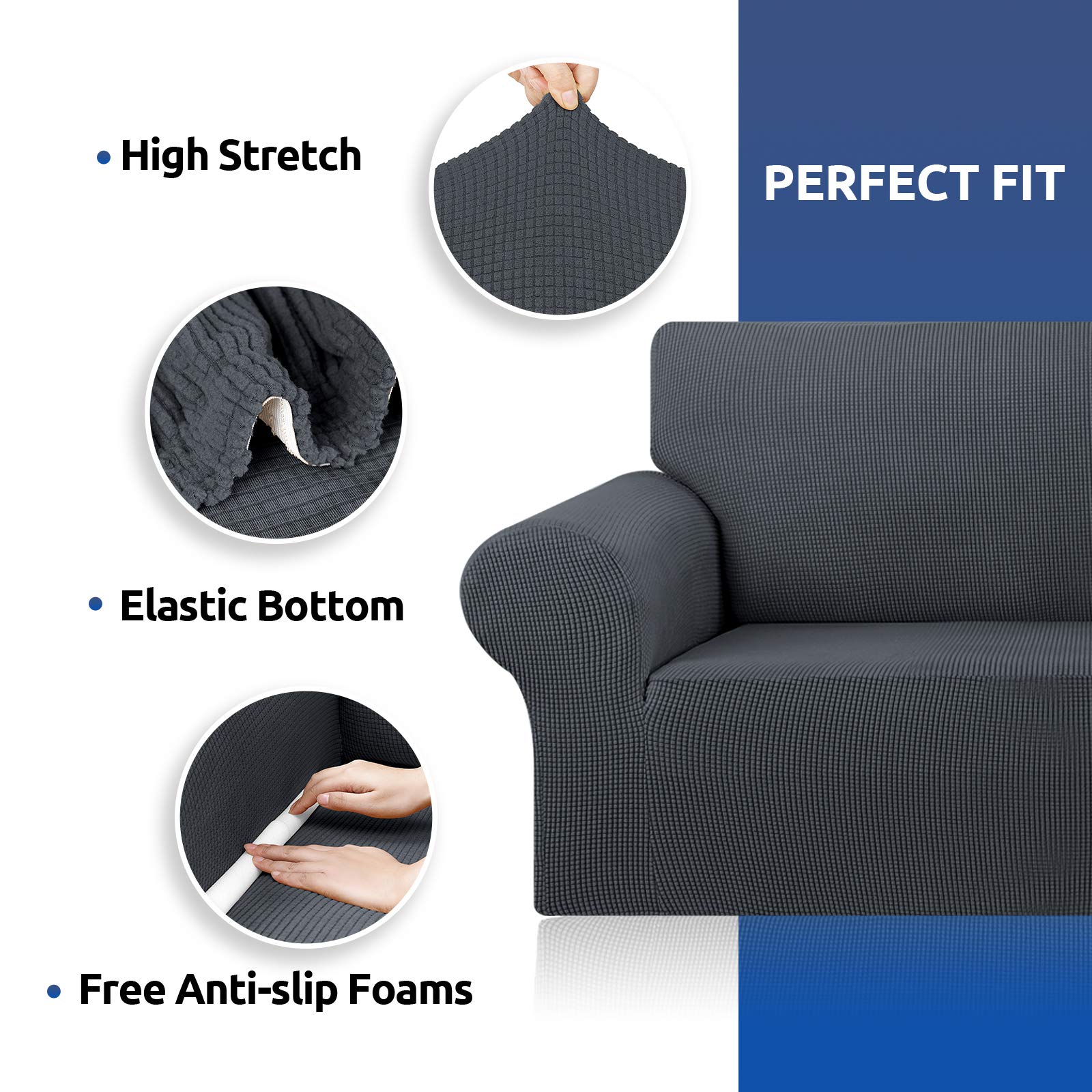KEKUOU wrinkle resistant fabric preserves a smooth, tidy look.
