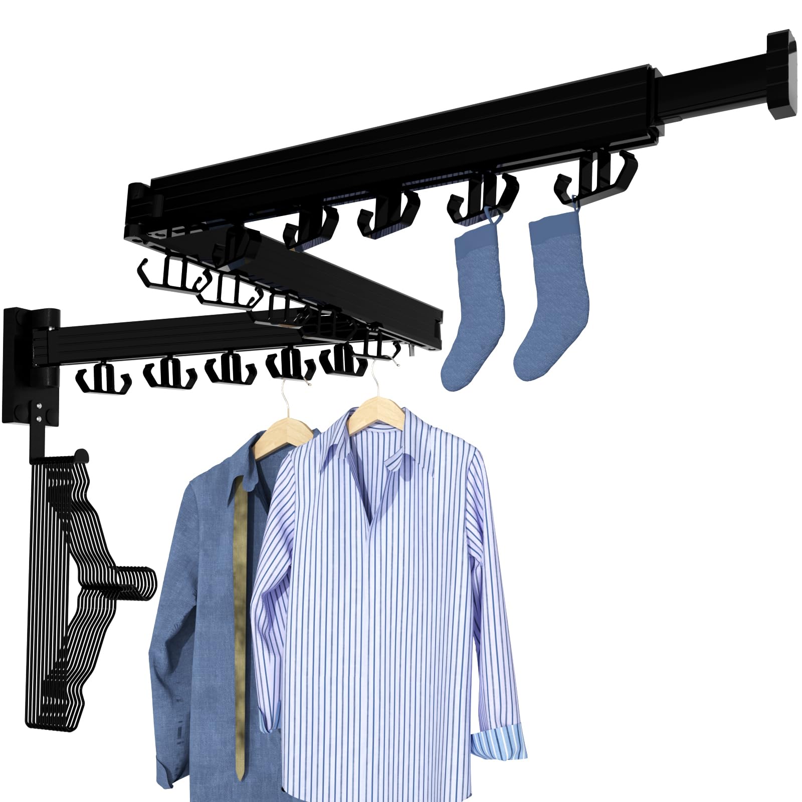 Kelisiting compact drying rack designed for small laundry spaces