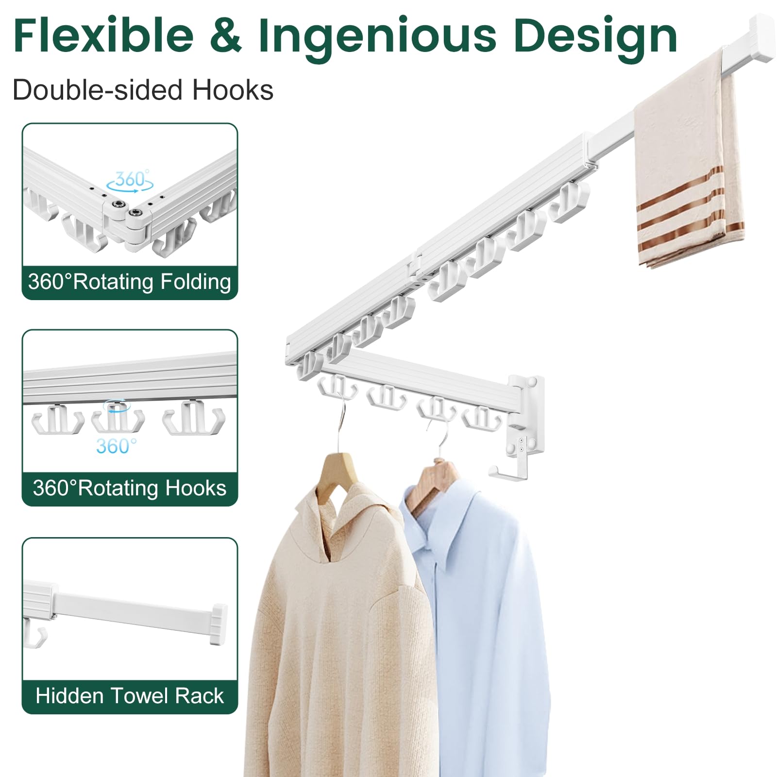 Kelisiting tri-fold side profile highlighting compact storage potential.