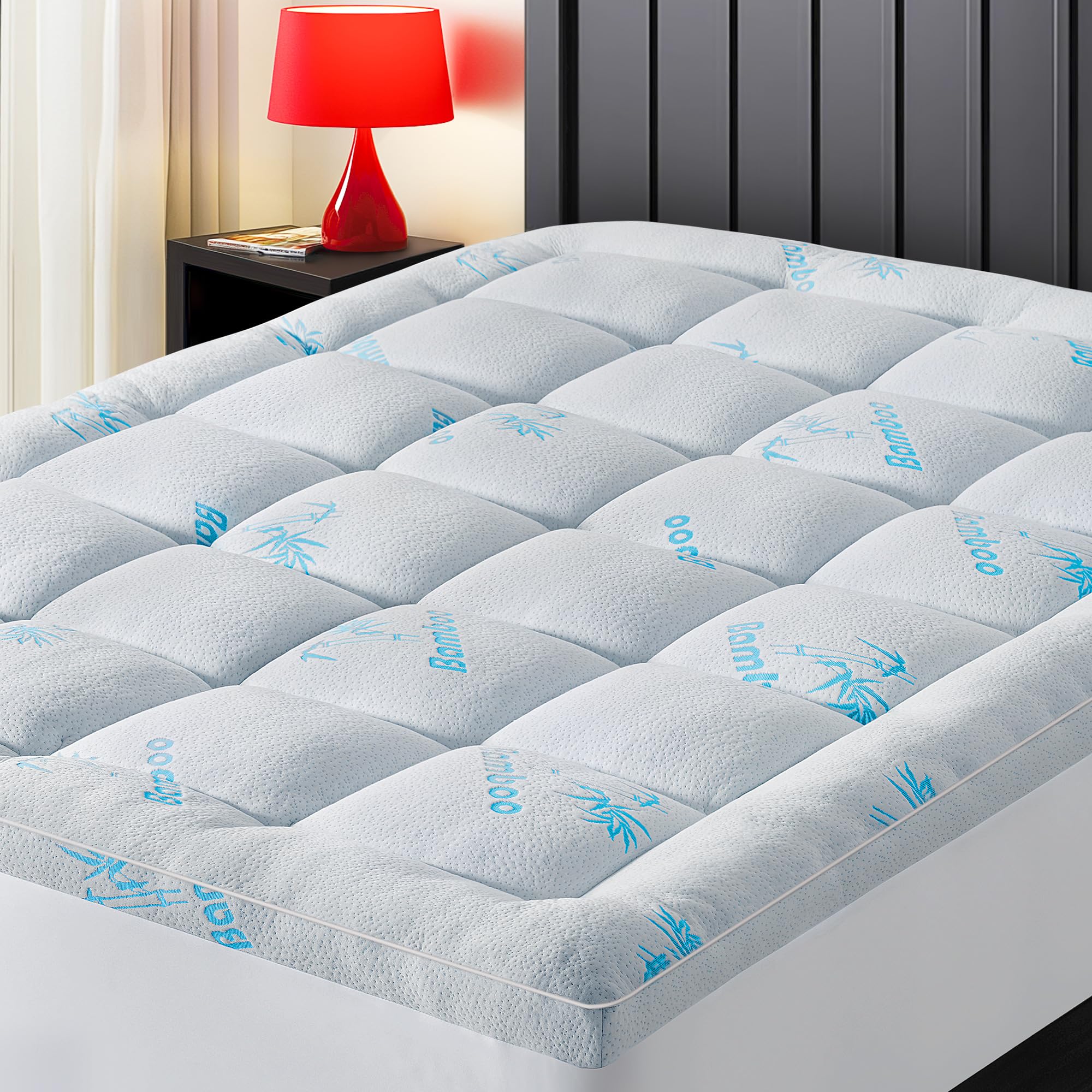 KELTARO bamboo viscose surface offers a soft, breathable feel for a better night's rest.