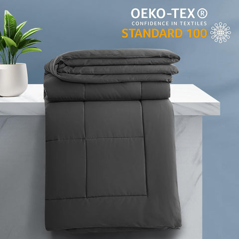 KELTARO oversized king fits tall beds without a bed skirt