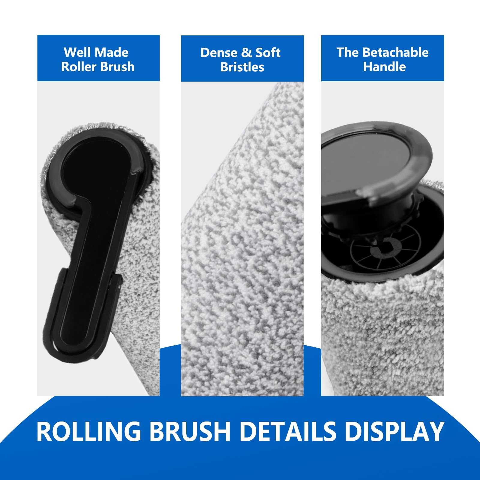 Keluke microfiber soft flannelette absorbs moisture during vacuuming and washing.