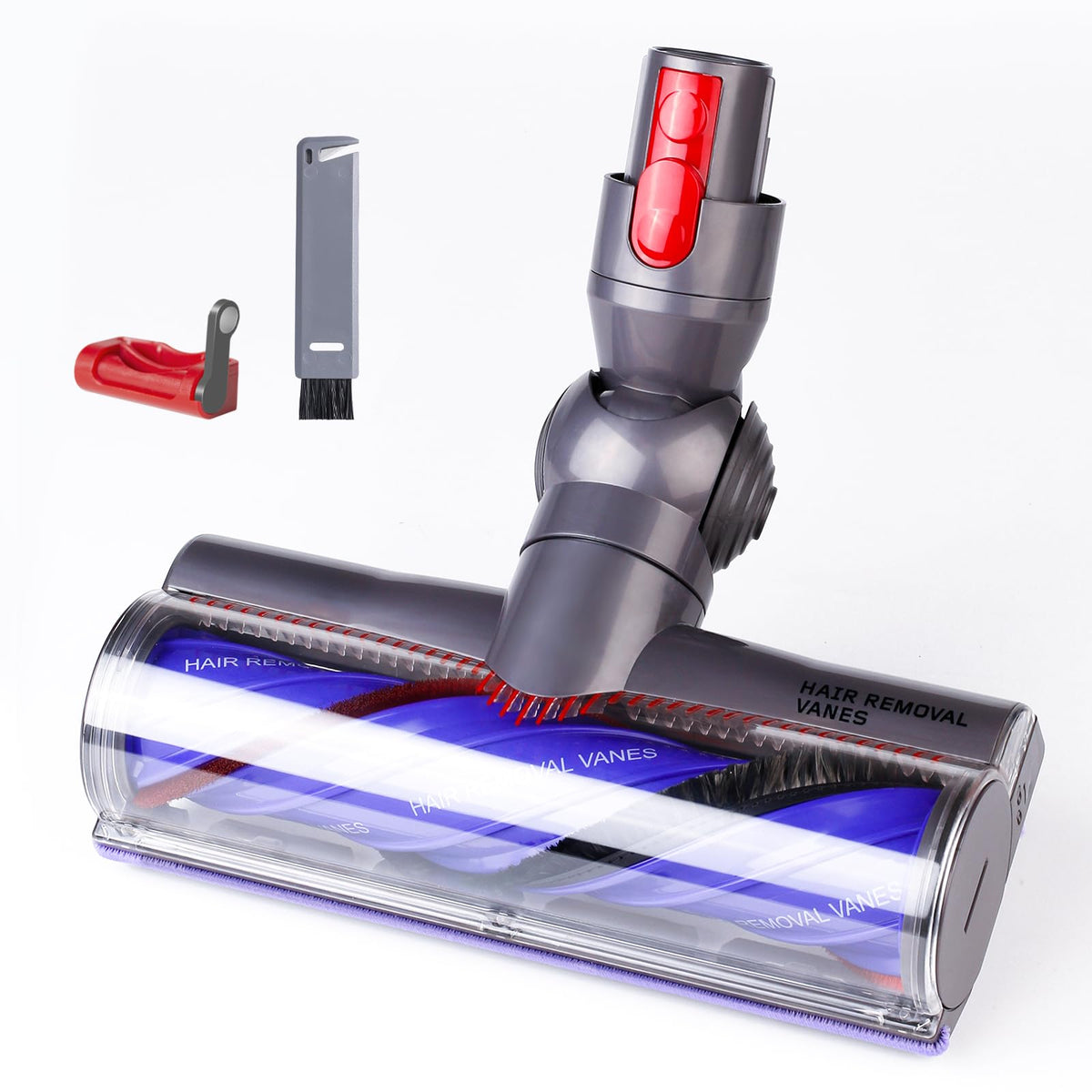 Keluke quick-release head for Dyson V7–V15 enables fast swaps and carpet cleaning