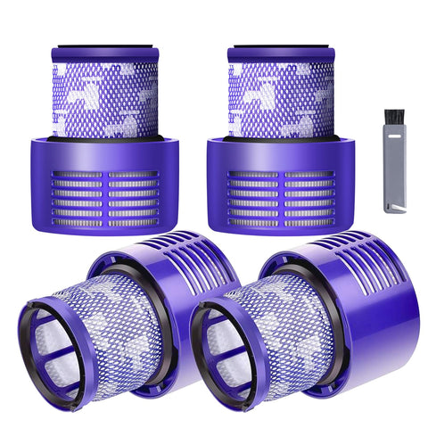 Keluke V10 filters pack for Dyson V10 compatible, boosts suction and filtration efficiency
