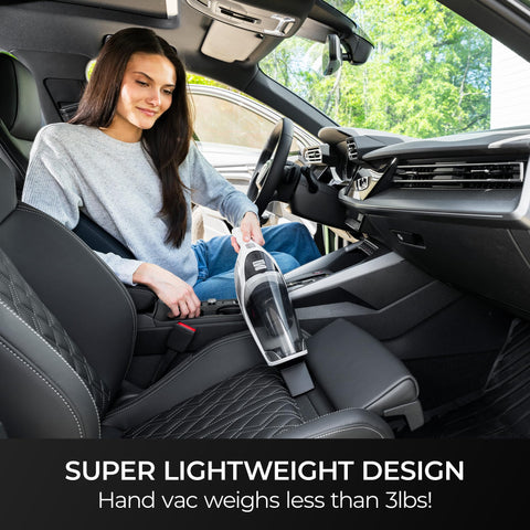Kenmore DS2000 LED headlight brightens hidden dust under furniture.