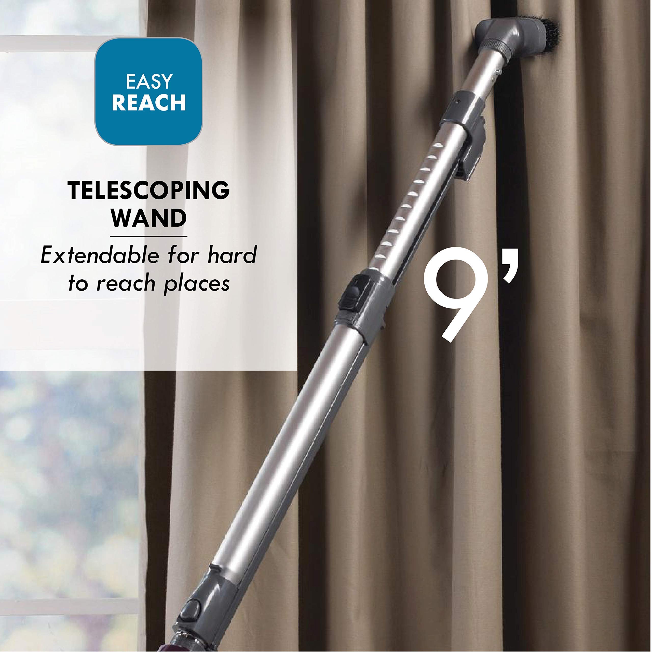Kenmore 22614 all-floor cleaning on wood, laminate, and carpet