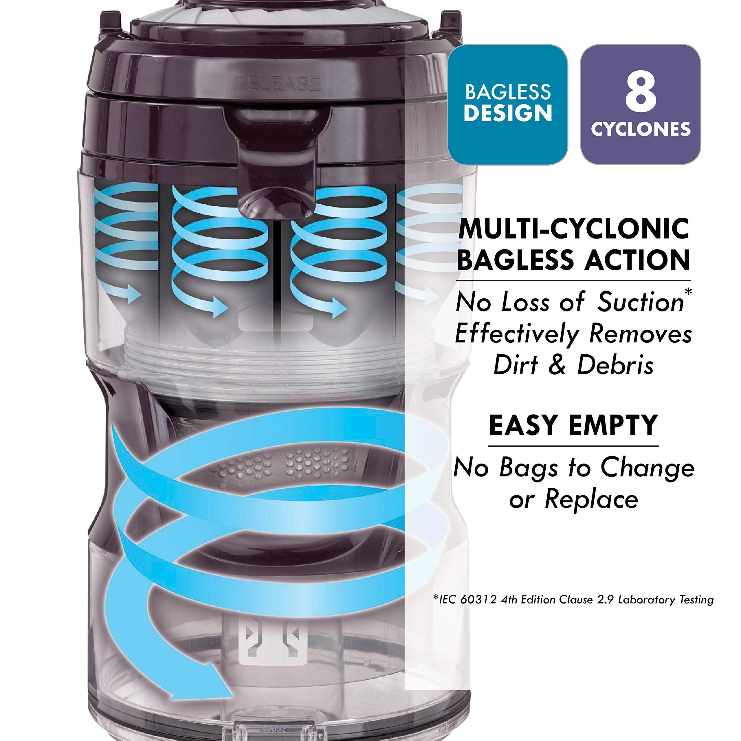 Kenmore 22614 24-foot retractable cord neatly stored after cleaning
