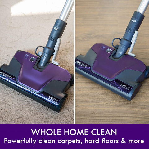 Kenmore 600 Series vacuum with retractable cord for easy storage.