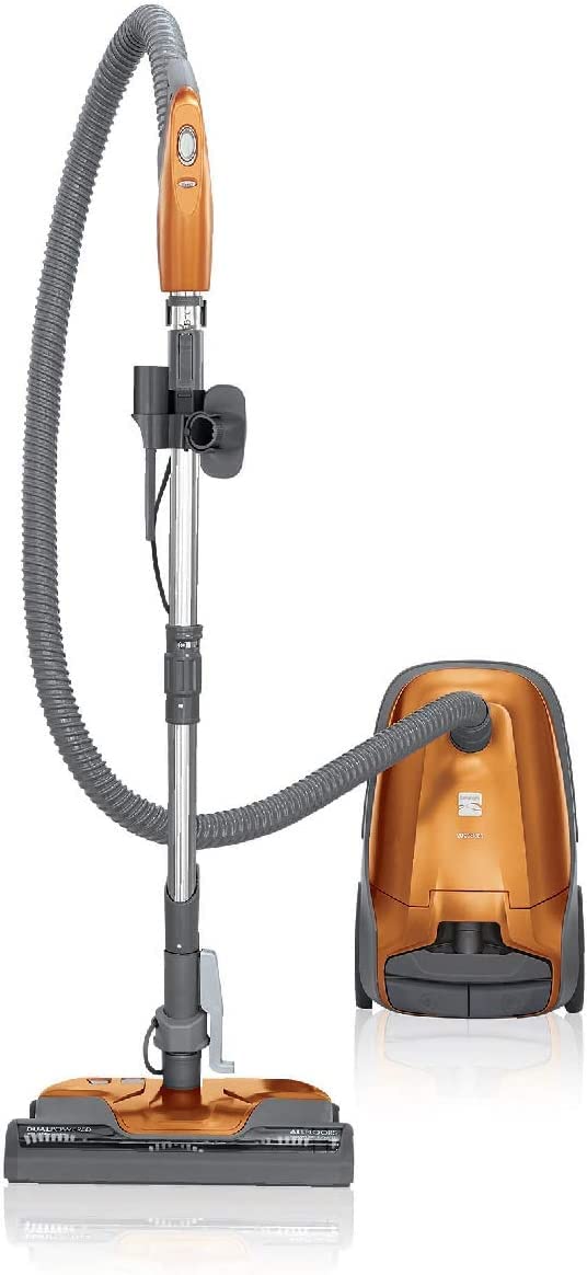 Kenmore 81214 bagged canister vacuum front view for whole-home cleaning