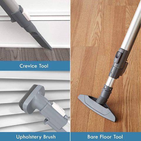 Kenmore BC3005 car interiors cleaning demonstrates versatile use on upholstery.