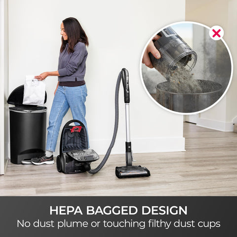 Kenmore BC4039 Extended reach wand cleans high and hard-to-reach spaces