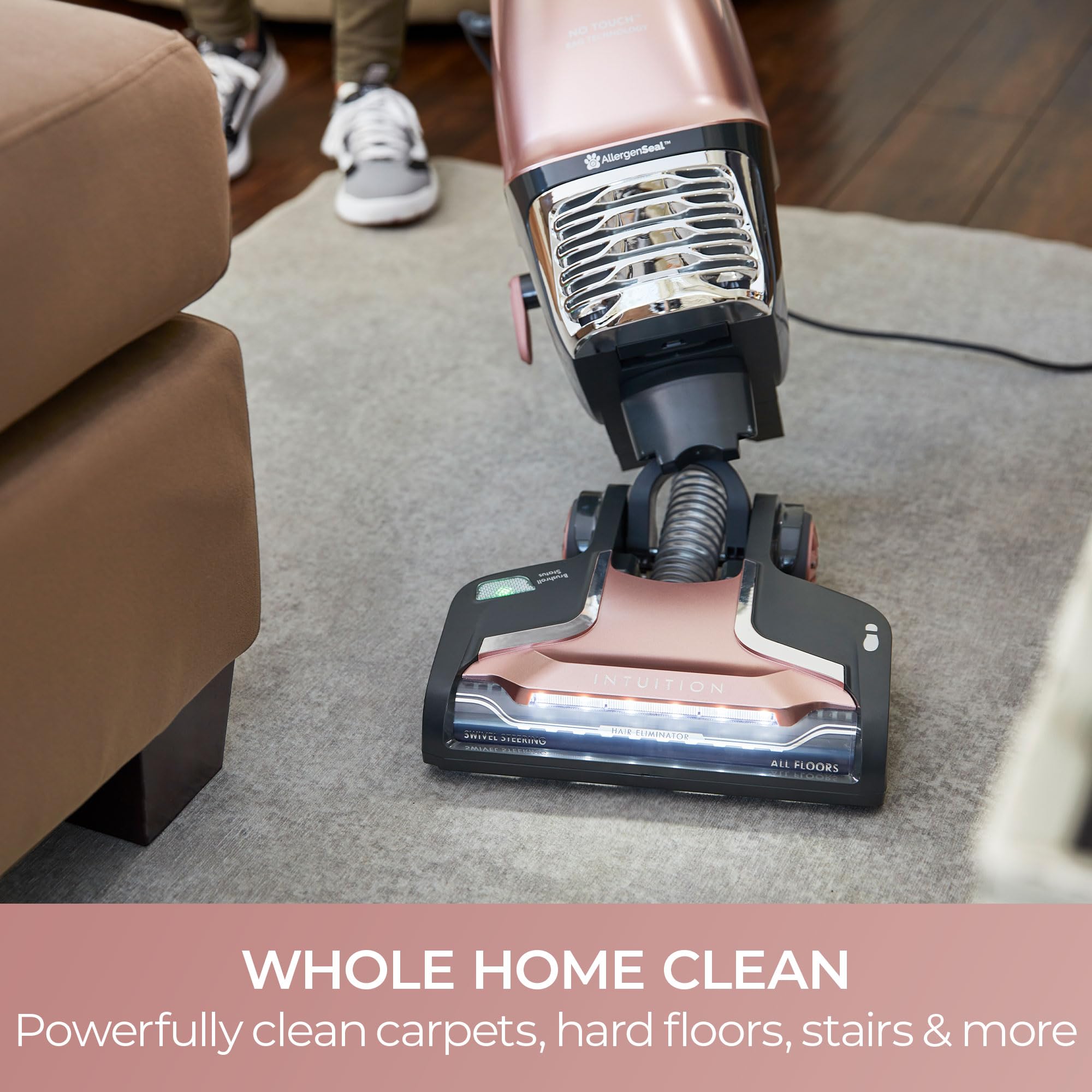 Kenmore BU4050 PowerFlow design maintains suction as bag fills