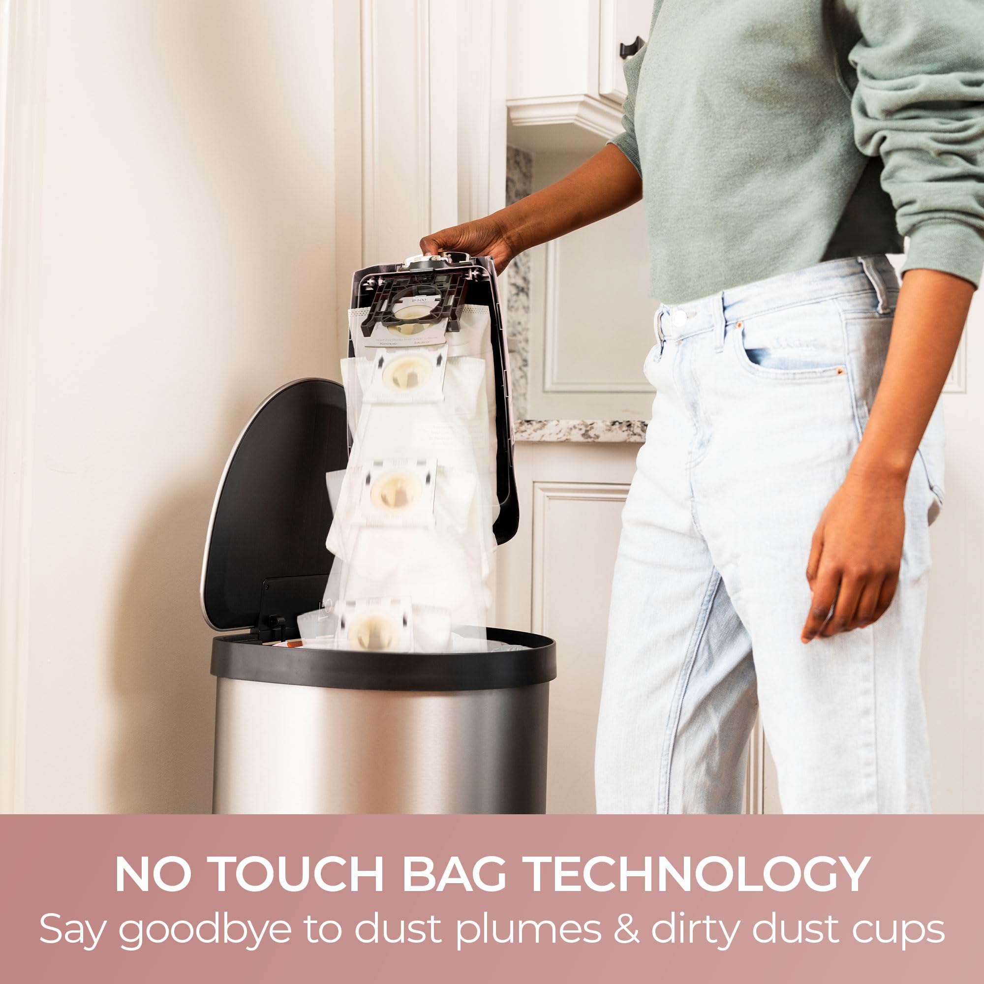 Kenmore BU4050 sealed air path with HEPA trapping dust