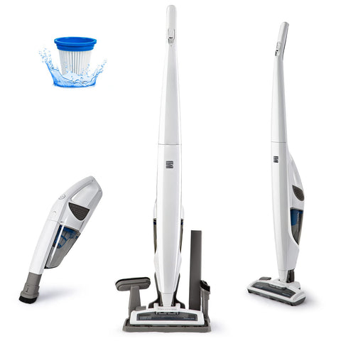 Kenmore DS1030 cordless stick vacuum for quick daily floor cleans.