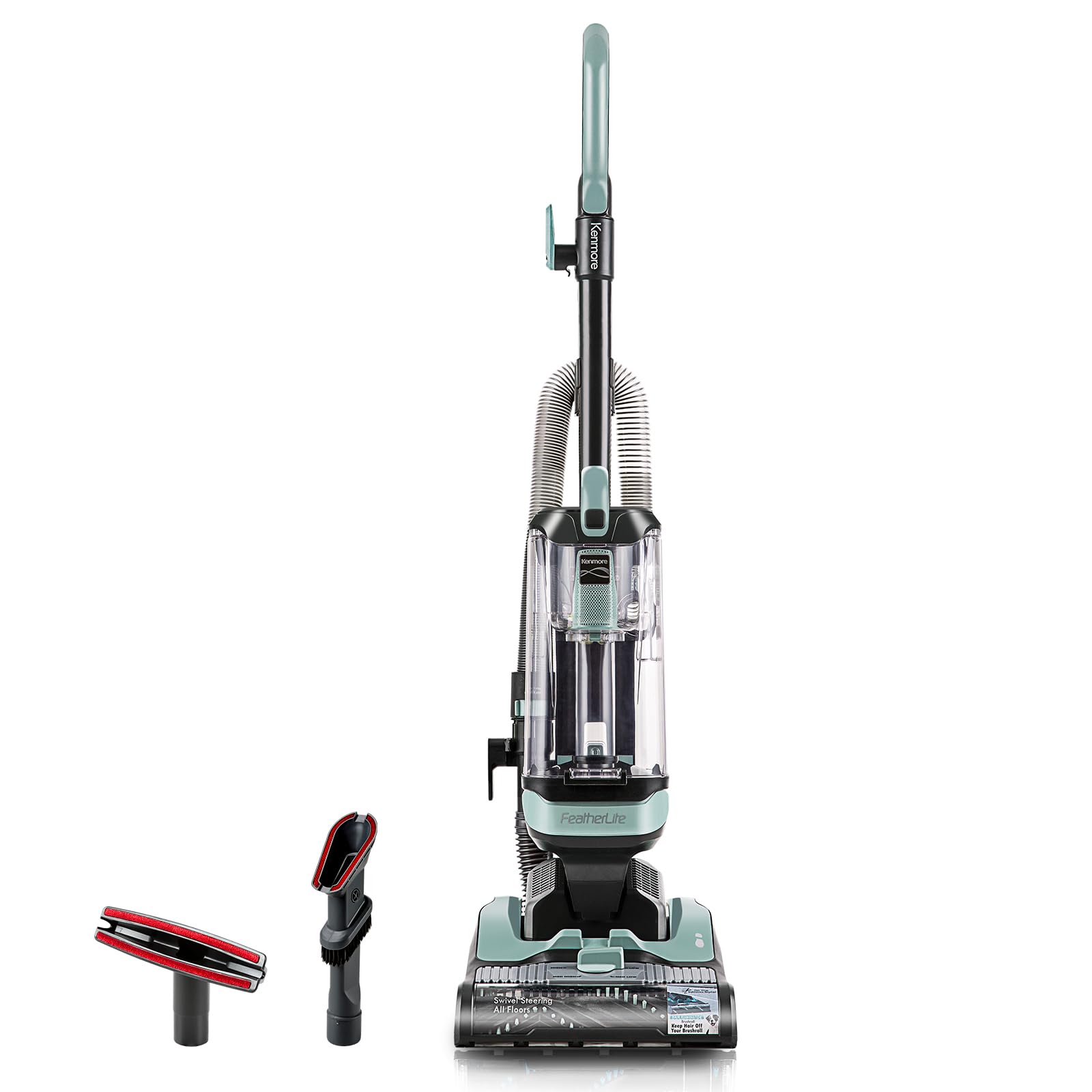 Kenmore DU1275 Featherlite bagless upright for quick, mess-free cleaning on any surface.