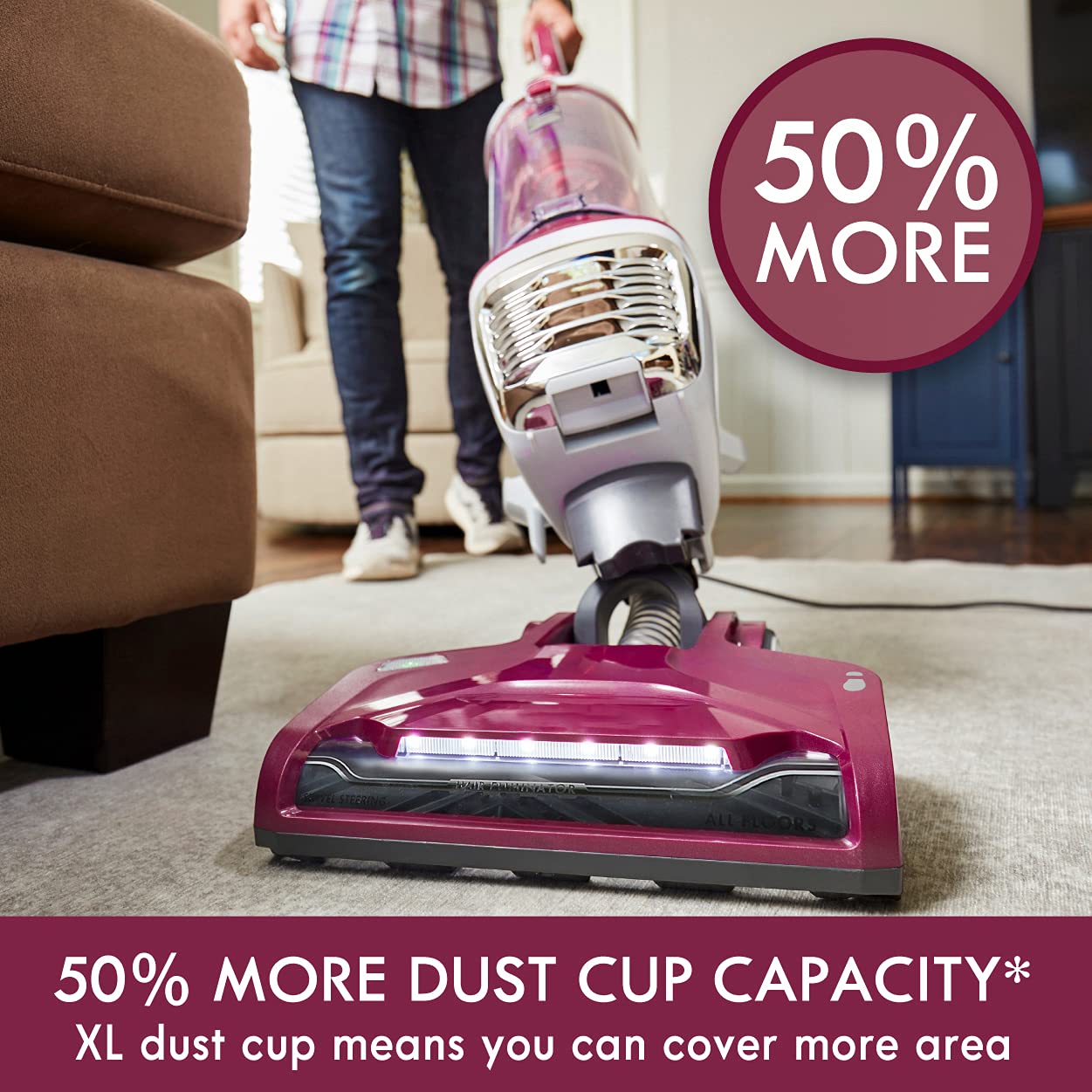 Kenmore DU5092 sealed-hepa-filter traps dust and keeps air clean.