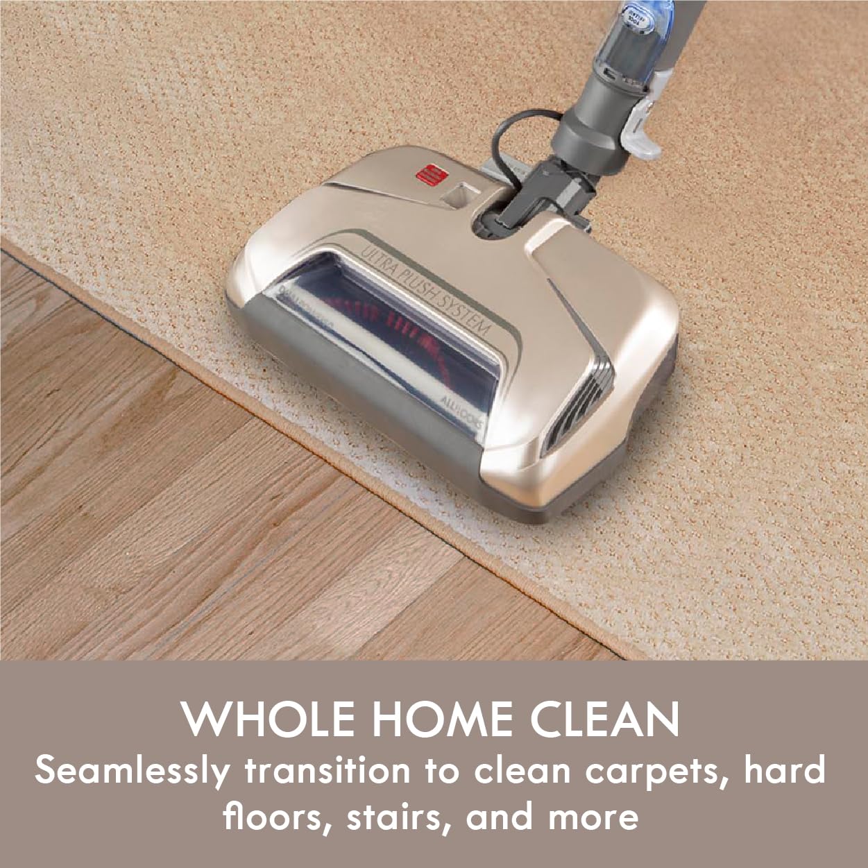 Kenmore Elite bagged canister vacuum with HEPA delivering strong suction on floors.