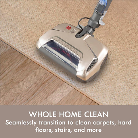 Kenmore Elite bagged canister vacuum with HEPA delivering strong suction on floors.