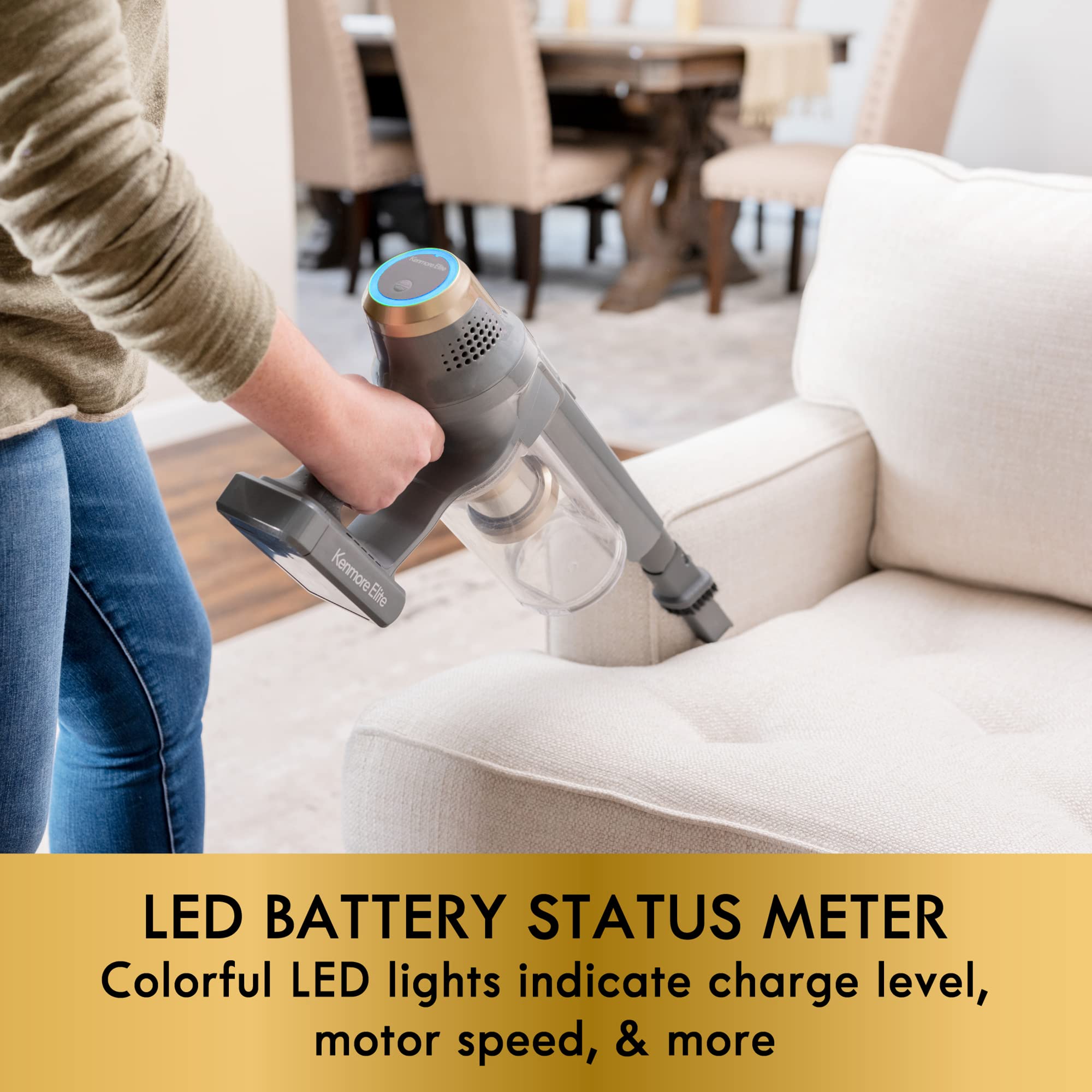 Kenmore Elite DS4095 lightweight under 6lbs for easy carrying.