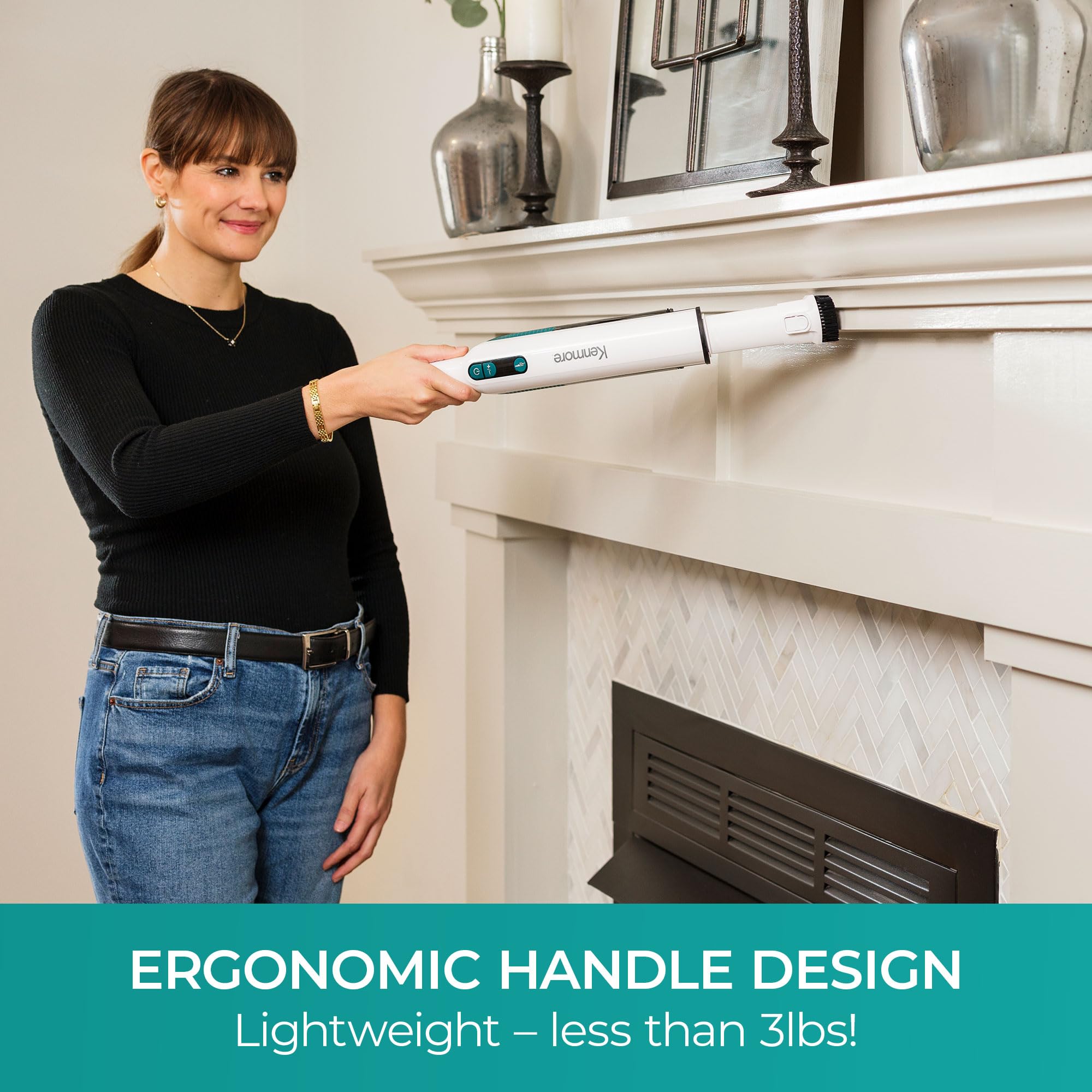 Kenmore HV3005 ideal for car and home cleanup in tight spaces