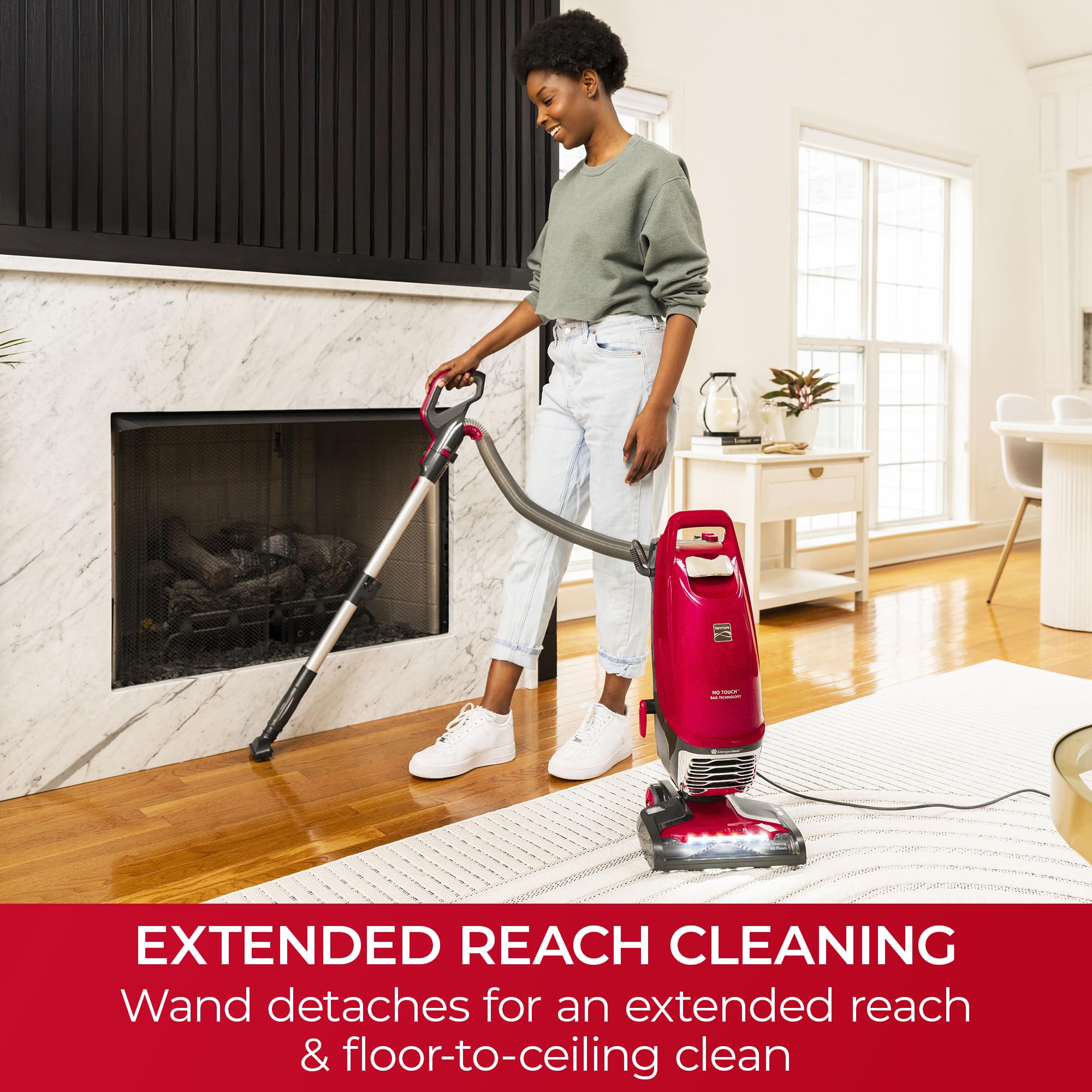 Kenmore Intuition BU4020 PowerFlow bag chamber maintains suction as the bag fills