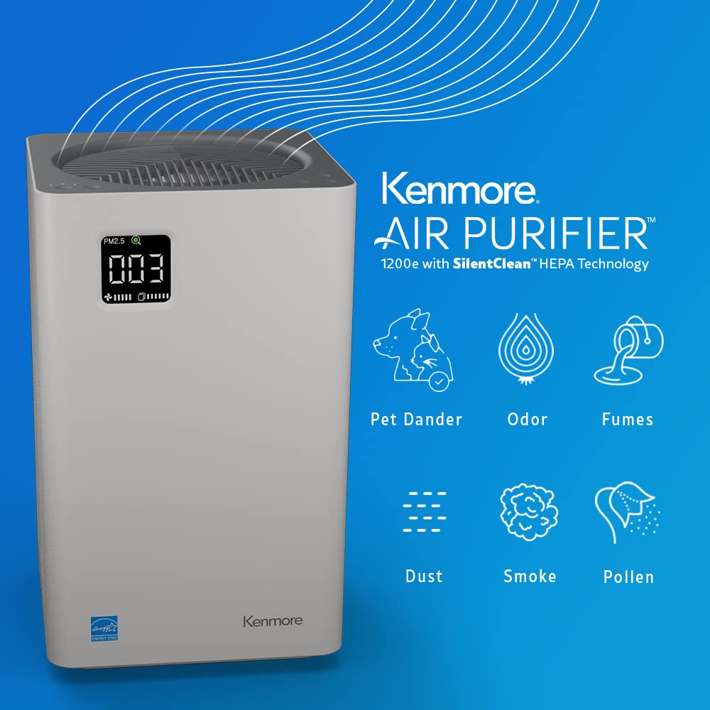 Kenmore KF250 installed-filter-demonstration showing an easy swap