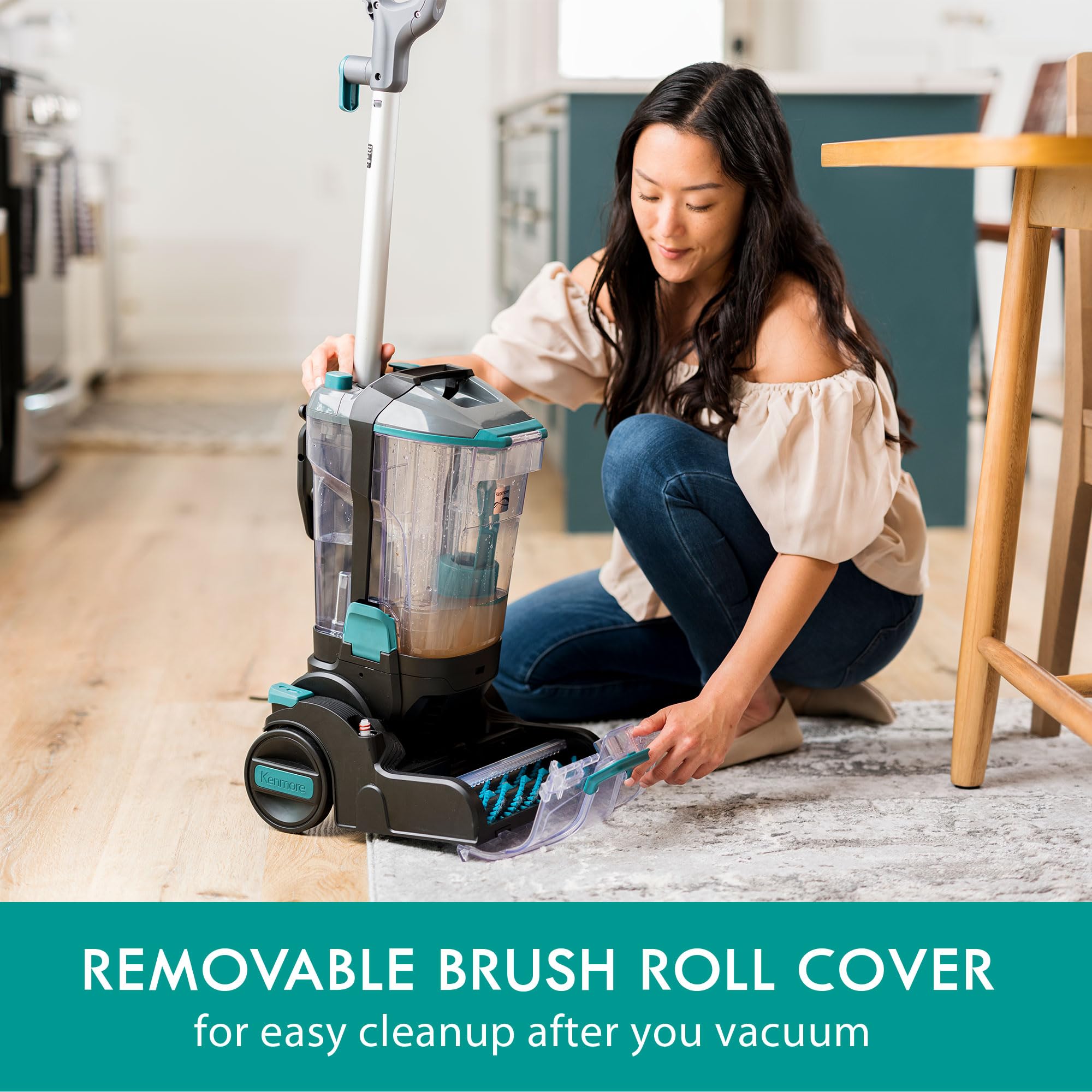 Kenmore KW4070 RevitaLite dual brushrolls lift embedded dirt and odors