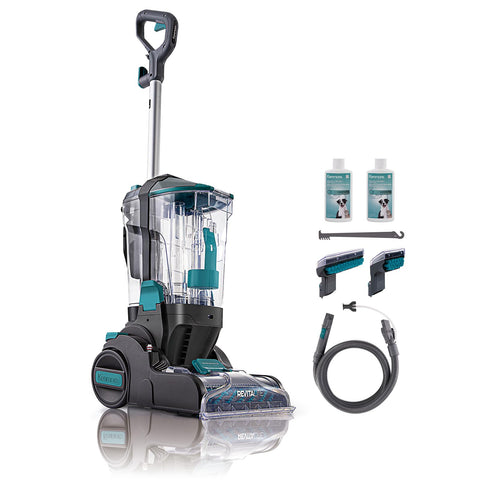 Kenmore KW4070 RevitaLite pet cleaner dirt removal demonstrates deep carpet refresh
